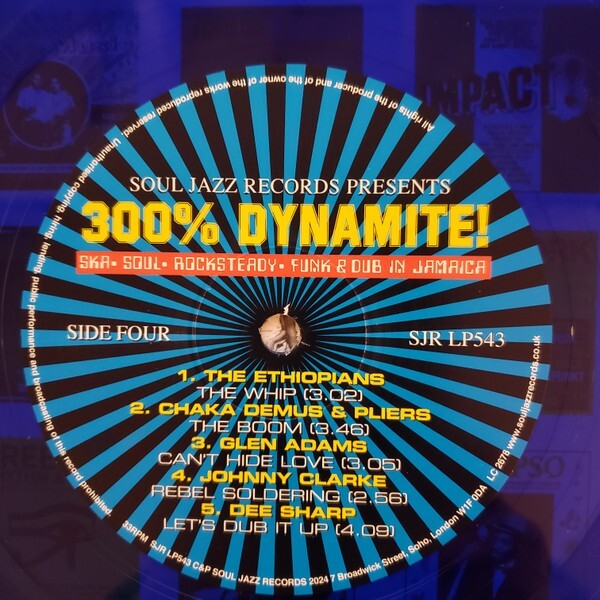 2枚組LP 300%DYNAMITE! SOUL JAZZ RECORDS