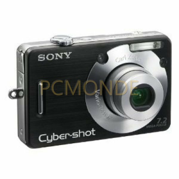 Sony Cyber-shot DSC-W70 7.2MP Digital Camera - Black for