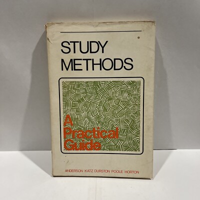 Study methods a practical guide Anderson katz
