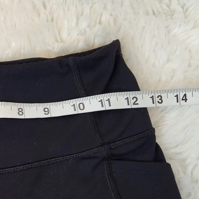 Леггинсы женские Victoria's Secret черные со средней посадкой хлопок современные укороченные размер 6 - Изображение 4 из 4