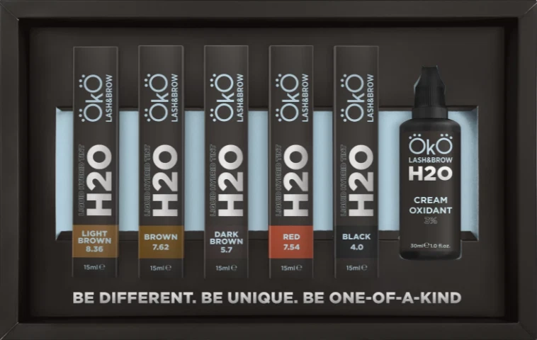 Eyebrow and eyelash dye set H20 Liquid Hybrid Tint 5+1 OKO - Image 2 of 4