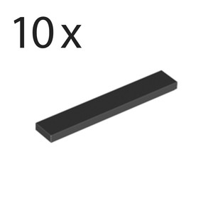 LEGO 10x Black Tile 1x6 6636 663626 