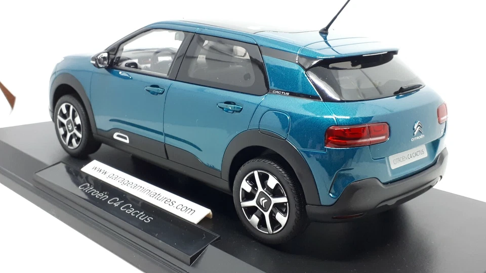 C4 CACTUS CITROEN bleu émeraude 2018 NOREV REF 181660 ECHELLE AU 1/18 EME - Photo 3/4