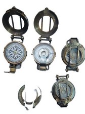 Lot de 5 pièces cadeau boussole Marin Nautical Brass Stanley London 1885