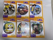 Fisher Price iXL Learning Software Games Lot Of 6 Spongebob Mickey Cars Toy