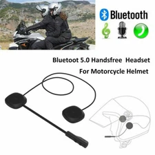 Bluetooth 5.0 Helmet Headset Speaker Accessory Motorcycle Intercom Interphone US