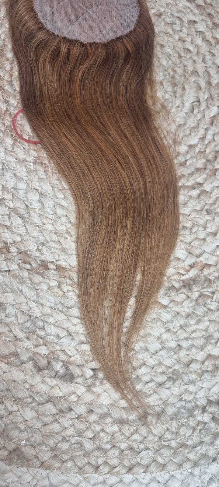 20INCH Brazilian Virgin HAIR SILK BASE TOPPER CLOSURE HONEY BLONDE 27# HIGHLIGHT