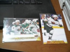 2 dif UPPER DECK CANVAS INSERTS- WILD- KEVIN FIALA & JON MERRILL