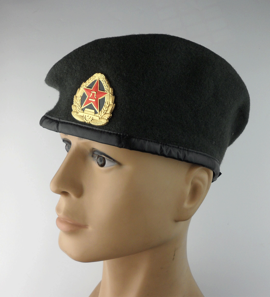 Chinese Army Military Special Forces Wool Beret Green Type