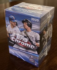 2020 Topps Chrome Baseball Blaster Box 7 Packs Brand New Factory Sealed