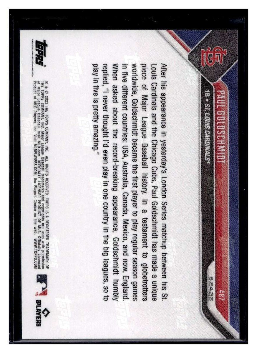 topps now ゴールドシュミット Paul Goldschmidt 487 topps now ゴールドシュミット Paul Goldschmidt 487 s-l400.jpg