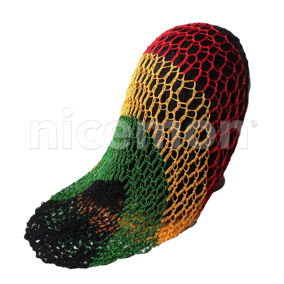 Fishnet Rasta Fishnet Hair Net Hairnet Slouchy Cover Cap Hat Rasta Rastafari ...