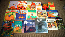 18-Books- CHILDREN PICTURE BOOKS - HOLIDAY - FALL, LEAVES, PUMPKINS, HALLOWEEN