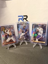 2025 Topps Chrome Future Stars Lot - Bo Nix, J.J. McCarthy, And Bryce Young