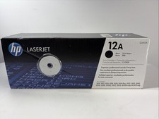 HP Q2612A Black Toner Cartridge 12 A Sealed