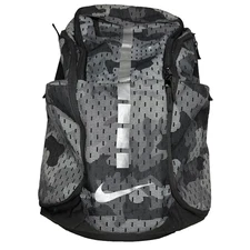 Nike Hoops Elite Pro Basketball Backpack Black Gray Camo