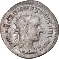 Coin, Gordian III, Antoninianus, 240-243, Roma, VF, Billon, RIC:95