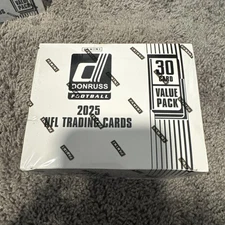 2025 Panini Donruss Football NFL Fat Pack Cello Box