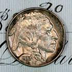 * 1937-D 3 LEGS * SOLID+ GEM BU MS BUFFALO NICKEL * FROM ORIGINAL COLLECTION
