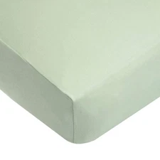 American Baby Company 100 Natural Cotton Fitted Crib Sheet 52 x 28 - Soft,