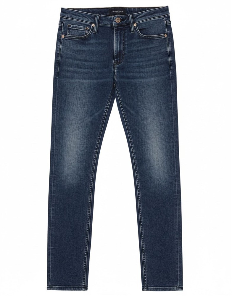 Calvin Klein Womens Skinny Jeans W28 L32 Blue BX11
