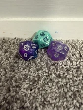 3x - Oversized Spindown MTG Dice / Die D20 - Throne Of Eldraine And Other Jumbo