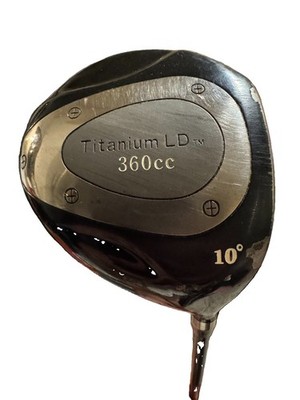Unbranded Titanium LD 360cc Golf Driver 10° Graphite RH Oversize