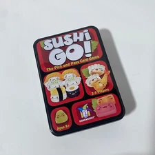 Sushi Go! The Pick and Pass Card Family Game 2-5 Players Quick Game - Excellent