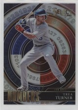 2022 Panini Select Select Numbers Holo Prizm Trea Turner #SN14 1k2k