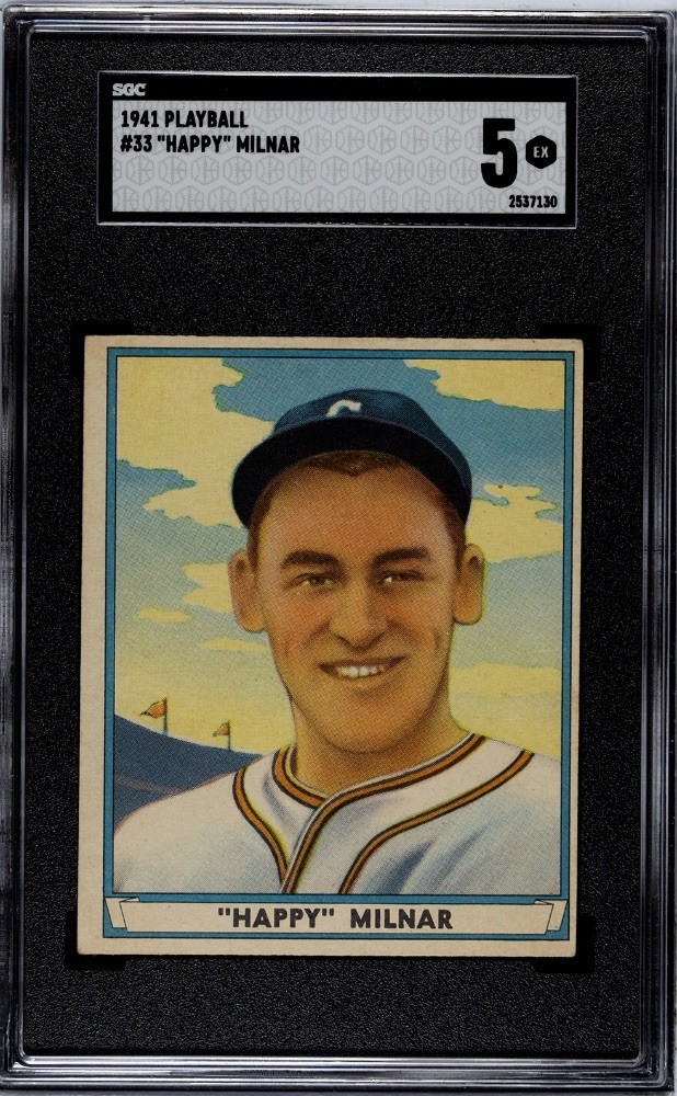 1941 Play Ball Happy Milnar SGC 5 #33