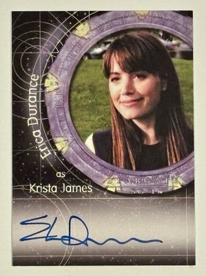 Stargate SG1 Erica Durance As Krista James Autograph Card