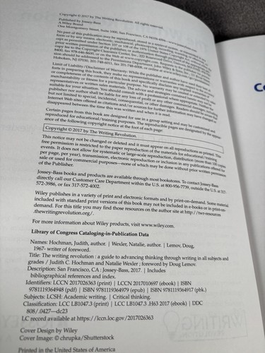 Writing Revolution : A Guide to Advancing Thinking Through Writing in All - Imagen 3 de 3