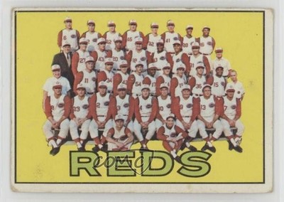 1967 Topps Cincinnati Reds Team #407 15wb