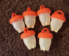 Set Of 6 Egglettes Silicone Egg Cooking Cups ...