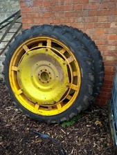 New Price -Rowcrop wheels with good tyres - 2 off