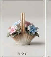capodimonte flower basket real made in Italy
