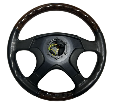 momo　クリーム3点 MOMO Olympic III Wood Leather Steering Wheel 360mm JDM Toyota Land