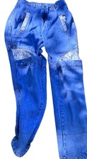 Vintage 80s/90s Traffic Women  s Barrel Leg Lace Embroidered Jeans Size 13