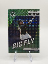 Javier Baez 2022 Panini Mosaic Baseball Detroit Tigers Big Fly Green Mosaic #BF1