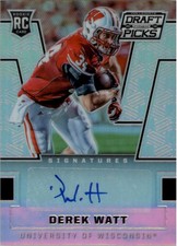 2016 Panini Prizm Draft Picks Autographs Prizms #265 Derek Watt Auto - FB