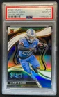 2023 Select Jahmyr Gibbs RC White Prizm Rookie Club #12/35 Lions PSA 10