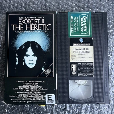 Exorcist II: The Heretic (VHS, 1988) Linda Blair, Richard Burton - Image 1 of 4