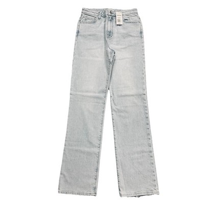 Jonathan Simkhai High Rise Straight Jeans 29 (28x32.5) Hermosa Blue Womens NWT