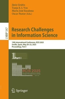 Research Challenges in Information Science - 9783031924736