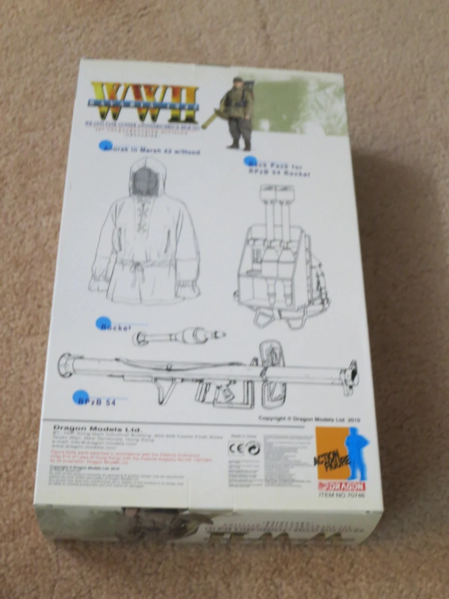 DRAGON WWII German Ludwig Braus #70746 NEW 1/6th Figure WH Anti-Tank Gunner