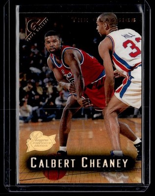 1995-96 Topps Gallery Players Private Issue Calbert Cheaney Washington Bullets