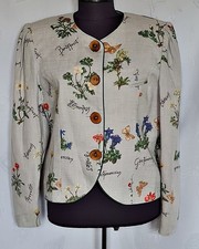 JACKET VINTAGE COUNTRY TRACHTEN OKTOBERFEST DIRNDL TYROL WOMENS COAT US 8 EU 36