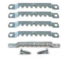 10 Pack Large Sawtooth Picture Hangers with Screws for Canvas - Steel Zinc