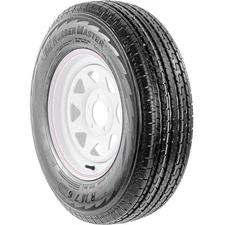 RubberMaster RM76 ST 225/75R15 D 8 Ply 5 on 4.5 Eight Spoke Wheel Assembly