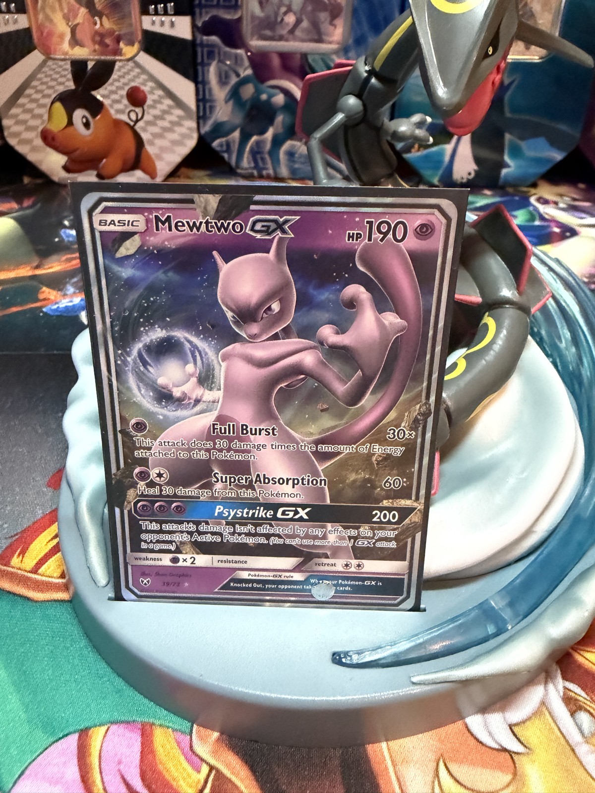 Pokemon TCG Mewtwo GX Shining Legends 39/73 Holo Ultra Rare - NM